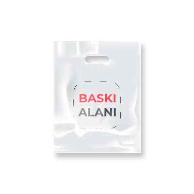Ekonomik 150 KG Baskılı Mağaza Poşeti -2 renk baskılı