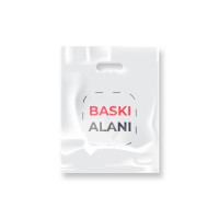 Ekonomik 150 KG Baskılı Mağaza Poşeti -2 renk baskılı